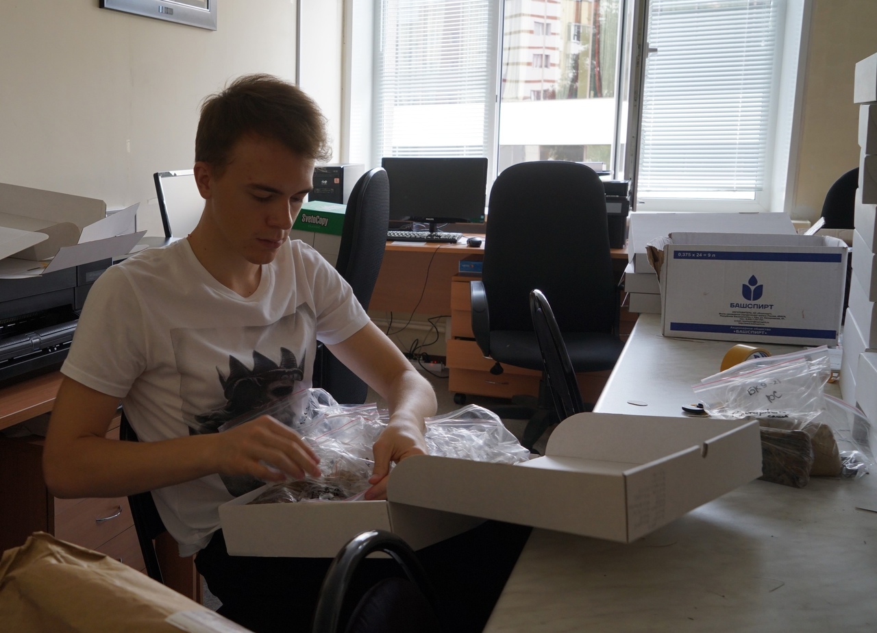 Югорские археологи и студенты СурГУ обрабатывают находки из Каюково 1 