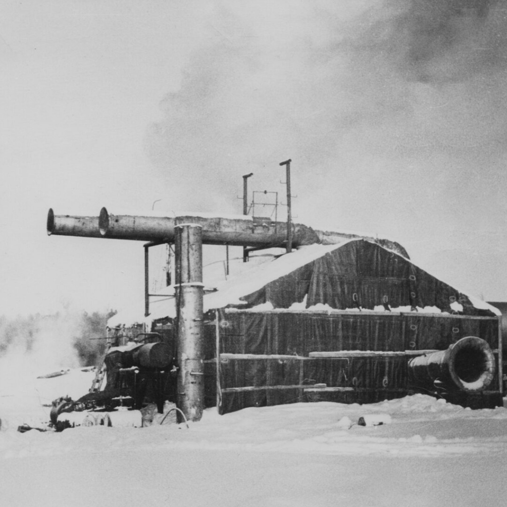 КНС 1 УстьБалык 1970. Газотурбинные подстанции