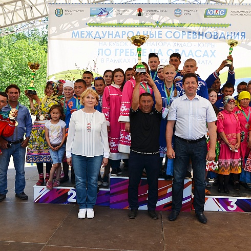XV Международные соревнования на Кубок губернатора Югры но гребле на обласах