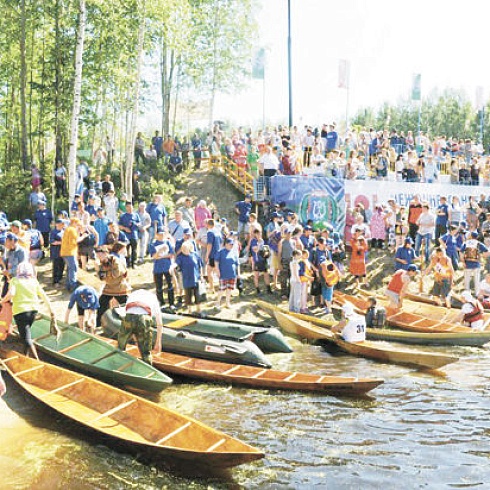 XII Международные соревнования на Кубок губернатора Югры но гребле на обласах