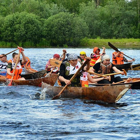 XV Международные соревнования на Кубок губернатора Югры но гребле на обласах