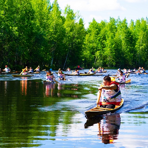 XVII Международные соревнования на Кубок губернатора Югры но гребле на обласах