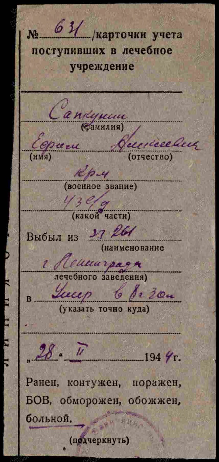 Совкунин Ефим Алексеевич (сп. Лемпино)