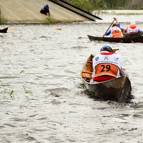 XIII Международные соревнования на Кубок губернатора Югры но гребле на обласах