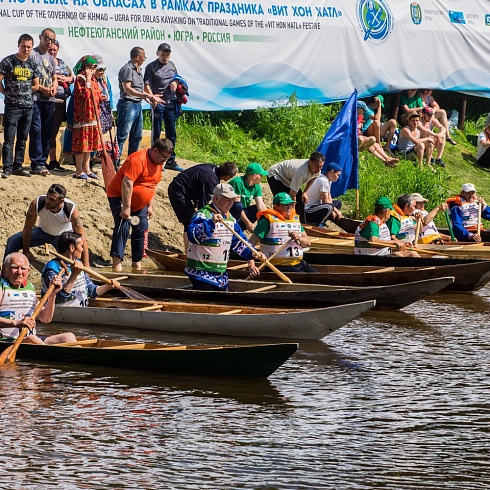 XVI Международные соревнования на Кубок губернатора Югры но гребле на обласах