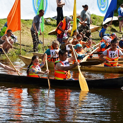 XV Международные соревнования на Кубок губернатора Югры но гребле на обласах
