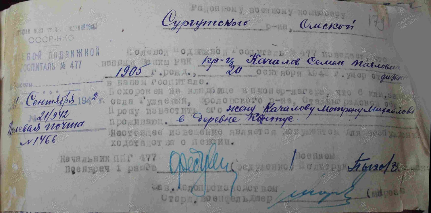 Качалов Семен Павлович (сп. Лемпино)