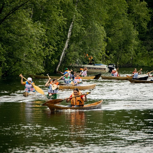 XVIII Международные соревнования на Кубок губернатора Югры но гребле на обласах