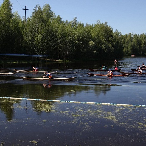 XII Международные соревнования на Кубок губернатора Югры но гребле на обласах