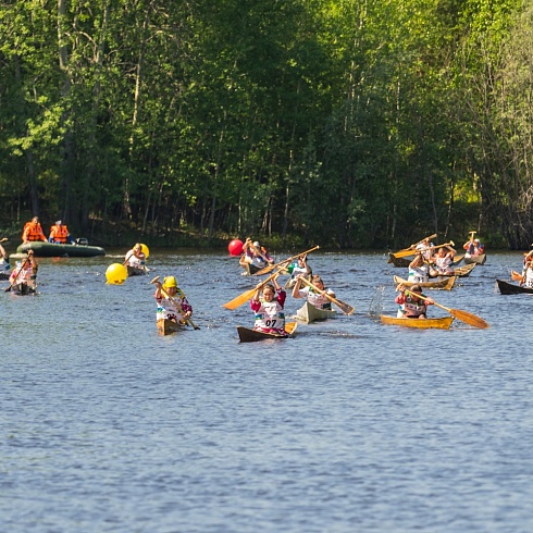 XVI Международные соревнования на Кубок губернатора Югры но гребле на обласах