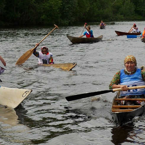 XIV Международные соревнования на Кубок губернатора Югры но гребле на обласах