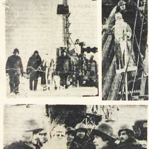 Дед Мороз на буровой